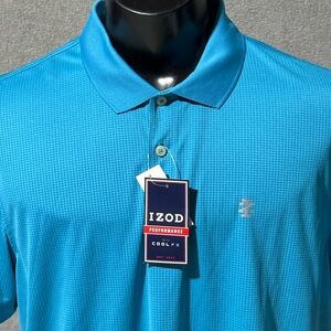 Izod Men's Teal Performance Polo Shirt
